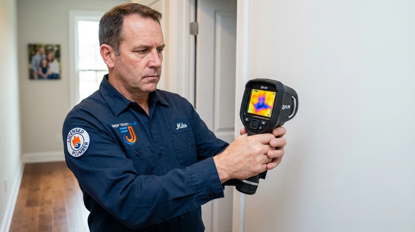 Thermal imaging leak detection by Johns Plumbing LLC in Brielle